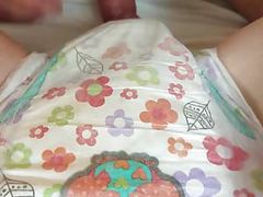 KiloTube presents: Boy and girl in wet goodnites diapers plat with a dildo sex