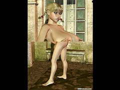 KiloTube presents: 3d busty blonde with a huge cock