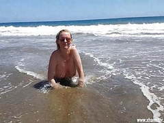 KiloTube presents: The beach whore for everyone on gran canaria uncut