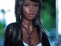KiloTube presents: Hot ebony sex doll, blowjob anal creampie fantasies