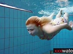 KiloTube presents: Amateur blonde mermaid