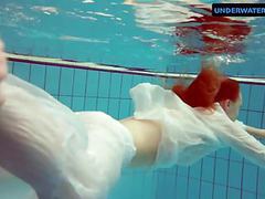 KiloTube presents: Redhead diana hot and horny in a white dress