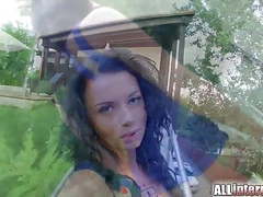 KiloTube presents: Allinternal anal creampie for hot brunette who loves a rough