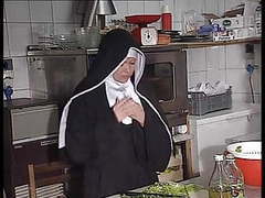 KiloTube presents: German nun assfucked in kitchen