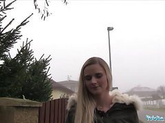 KiloTube presents: Public agent katy pearl gets her tight pussy fucked in a car