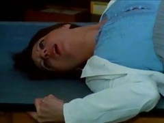 KiloTube presents: Teacher in a beautiful pleated skirt is fucked on a table