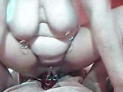 KiloTube presents: I am pierced milf with pussy and nipple rings anal play