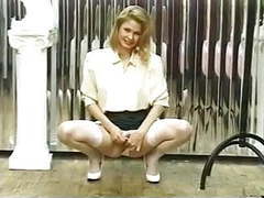 KiloTube presents: Blonde spreads her legs to show off her pussy and ass