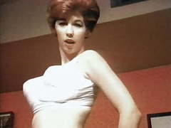 KiloTube presents: Vintage huge tits lingerie striptease