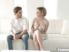 KiloTube presents: Mother-in-law squirt on younger hard cock
