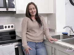 KiloTube presents: Auntjudys - 43yo big ass milf brandi banks sucks your cock in the kitchen, Brunette, Hairy, Big Boobs, MILF, POV, HD Videos, PAWG, Big Tits, Big Ass, Big Booty, Porn for Women, Girl Masturbating, Big Tit MILF, Big Ass MILF, Hot MILF, Hairy MILF, Busty Mom