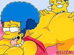 KiloTube presents: The neighbor's lover! fucking the hot neighbor - the simptoons