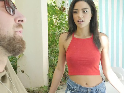 KiloTube presents: Gentle fucking in the living room with adorable latina maya bijou