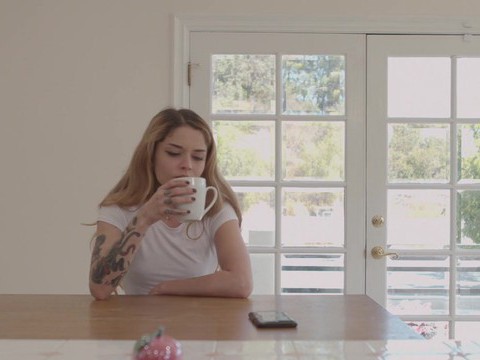 KiloTube presents: Lesbian wife spreads legs to be pleasured by a chick in front of her man