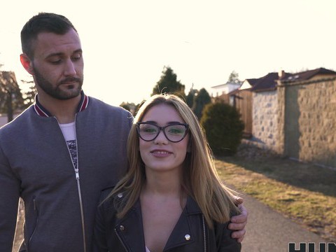 KiloTube presents: Skinny girlfriend rika fane rides a stranger to pay the rent