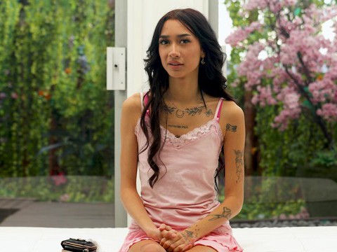 KiloTube presents: Tattooed katie wearing lingerie gets fucked in hd pov video