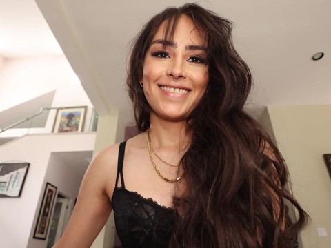 KiloTube presents: Kitty valance with natural tits riding her lover's hard cock
