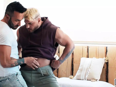 KiloTube presents: Men - eager johnny viper gets a mouthful of cum after william seed fucks his ass in doggystyle