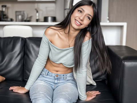 KiloTube presents: Cute 18yo latina tight pussy banged at amateur modeling casting