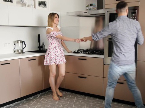 KiloTube presents: Good looking fanta sie with natural tits getting fucked hard