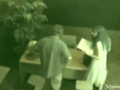 KiloTube presents: Slut opens legs on desk and takes cock in cunt